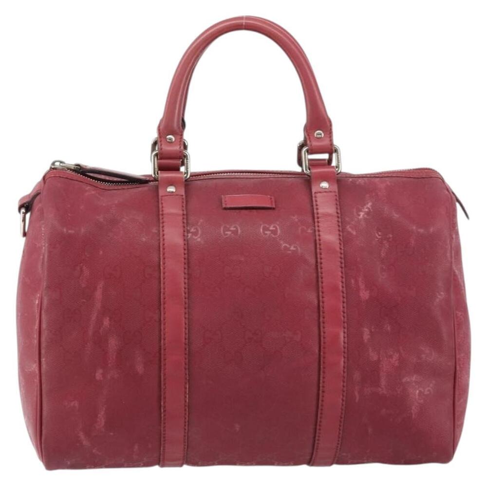 GUCCI GG Implementation Boston Bag PVC Silver Pink 193603 Auth 160604 - Picture 13 of 16